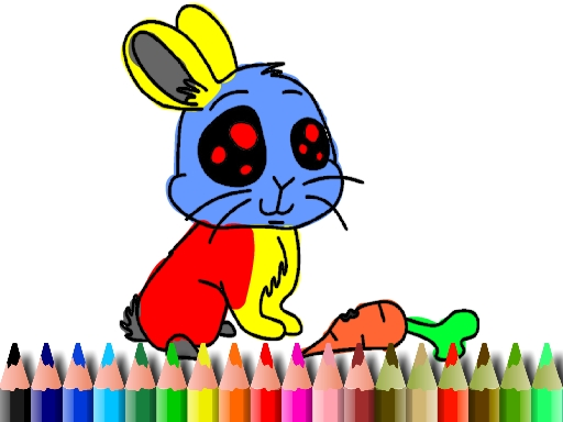 BTS Rabbit Coloring Book game thumbnail