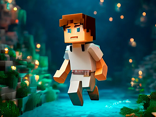 Noobik Parkour in a Cave! game thumbnail