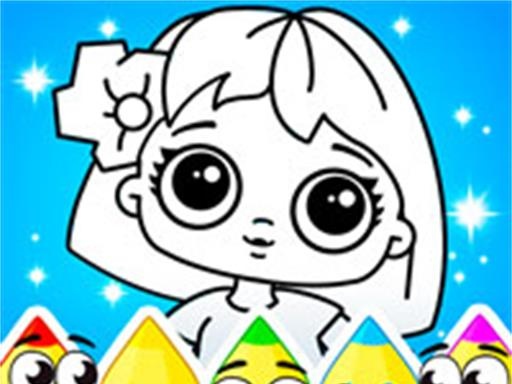 Coloring Dolls Game game thumbnail