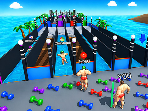 Muscle Race Game game thumbnail