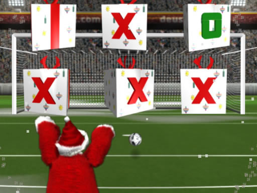 Santa kick Tac Toe game thumbnail