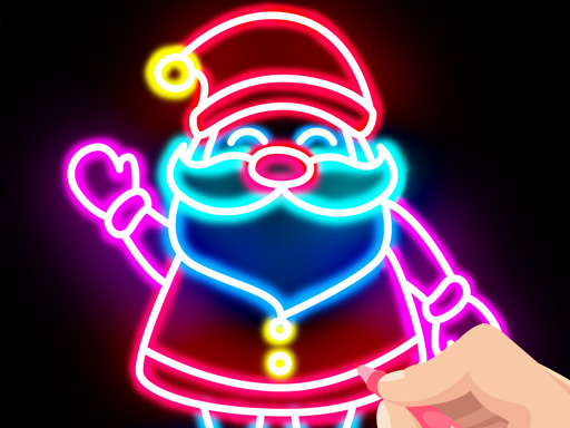 Draw Glow Christmas game thumbnail