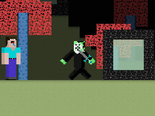 Noob vs Hacker Zombie game thumbnail