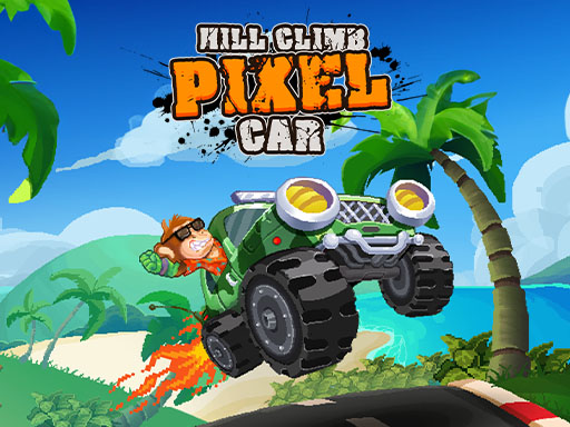 Hill Climb Pixel Car game thumbnail