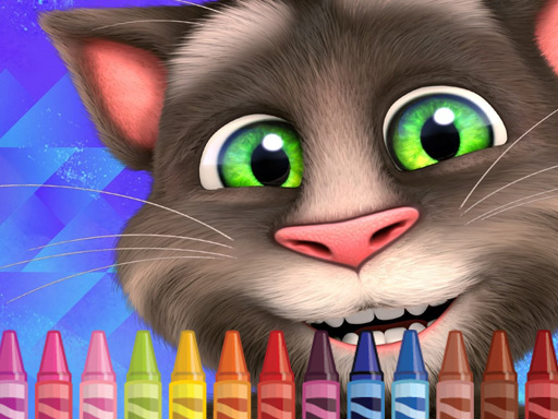 4GameGround - Talking Tom Coloring game thumbnail