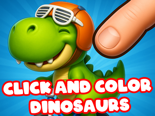Click And Colors Dinosaurs game thumbnail