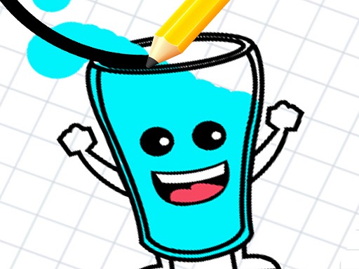 Happy Glass : Fill the Glass by Draw Lines game thumbnail