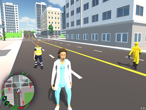 Corona-Virus Crazy Doctor Simulator game thumbnail