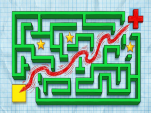 Mazes Draw The Path game thumbnail