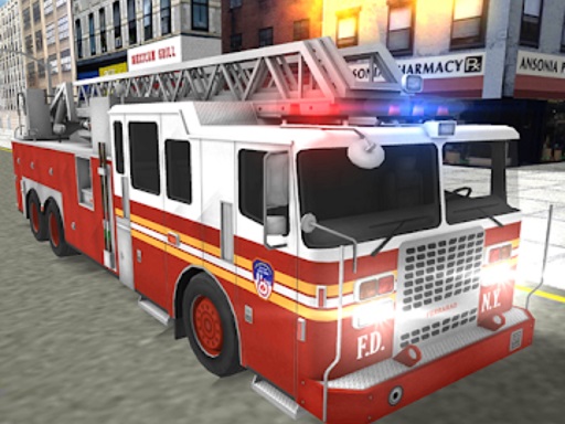 Real Truck Fire Drive Sim game thumbnail