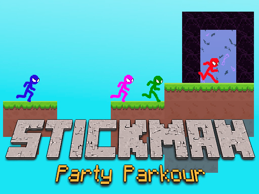 Stickman Party Parkour game thumbnail