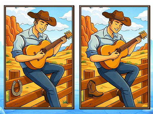 Spot The Difference Wild West game thumbnail