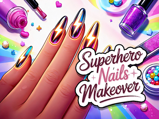 Superhero Nails Makeover game thumbnail