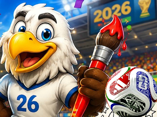 World Cup 2026 Coloring game thumbnail