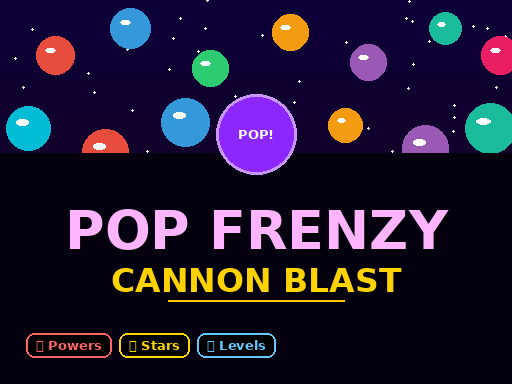 Pop Frenzy Cannon Blast game thumbnail