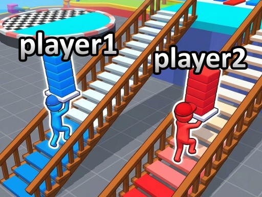 Stairs Races For 2 Players game thumbnail