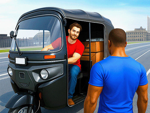 City Tuk Tuk Rickshaw Game game thumbnail