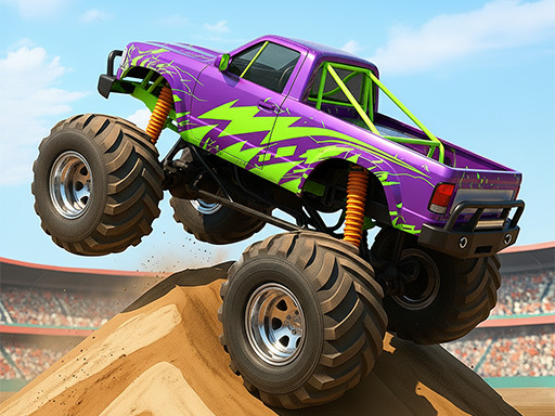 Monster Truck Stunt Game game thumbnail