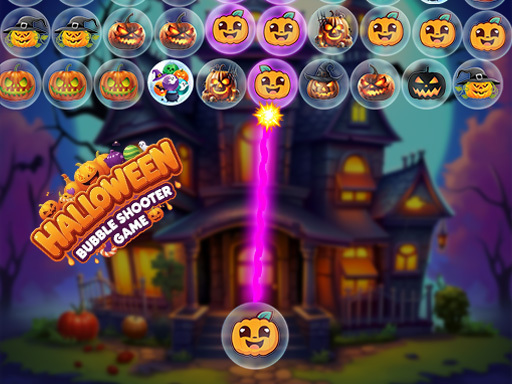 Halloween Bubble Shooting Game game thumbnail