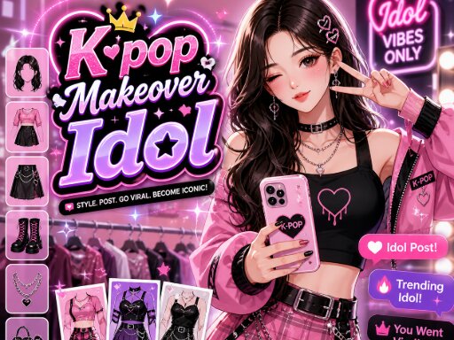 K pop Makeover Idol game thumbnail