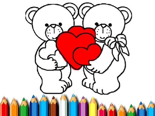 Happy Valentines Day Coloring game thumbnail