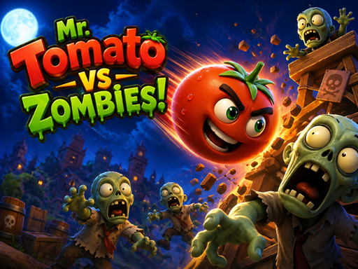 Mr Tomato VS Zombies game thumbnail