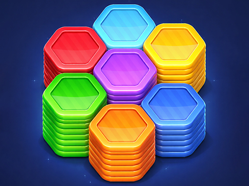 Hexa Color Stack Game game thumbnail