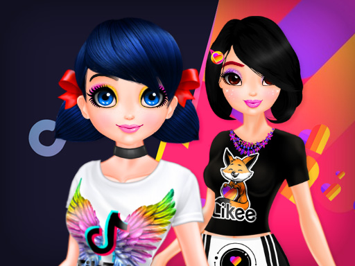 TikTok girls vs Likee girls game thumbnail