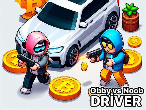 Obby vs Noob Driver game thumbnail