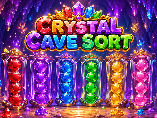 Crystal Cave Sort game thumbnail