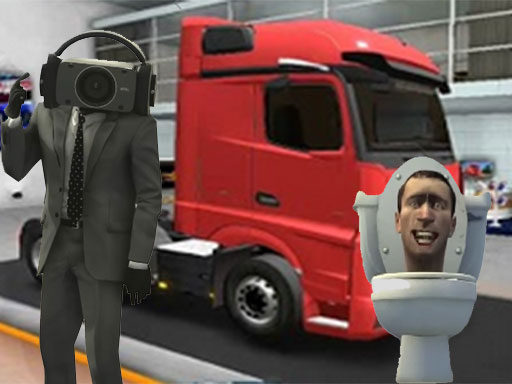 Truck Simulator Skibidi Toilet game thumbnail